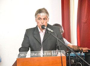Pablo Pérez en su discurso de apertura