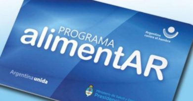 Información importante: Tarjeta AlimentAR