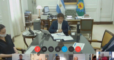 El Intendente participó de una videoconferencia con el Gobernador Axel kicillof