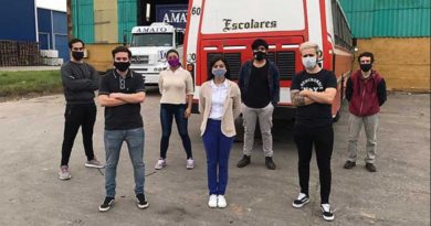 Estudiantes de la UNAJ crearon un sistema para desinfectar colectivos en cinco minutos