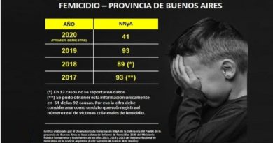Según informe se registraron 243 victimas de femicidio en Argentina