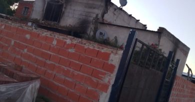 Sería intencional el incendio de la vivienda en barrio Valacco