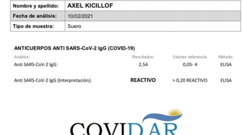 Kicillof destacó la eficacia de la Sputnik V