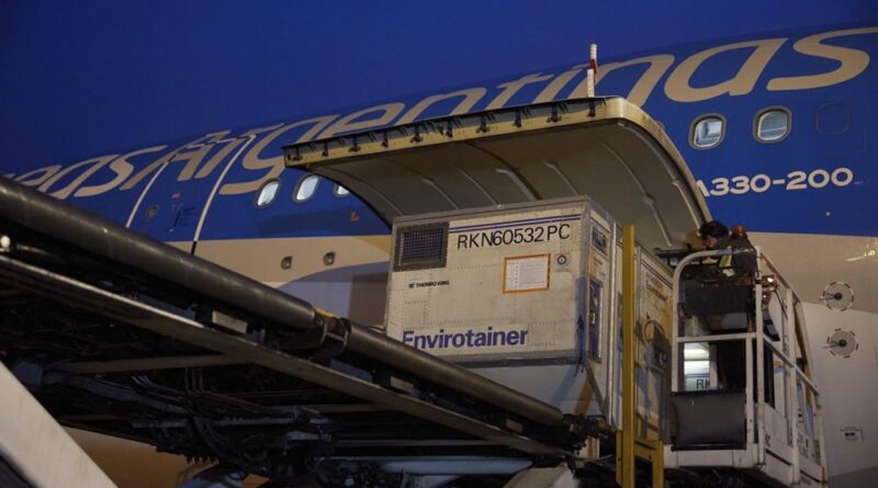 Argentina llega a los 40 millones de vacunas recibidas para inmunizar contra el coronavirus