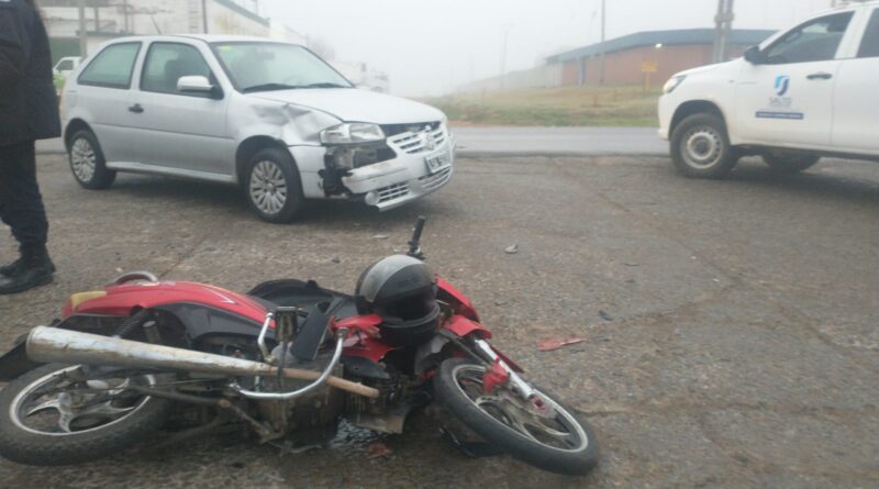 Accidente de tránsito en Ruta 191 e Hipólito Yrigoyen