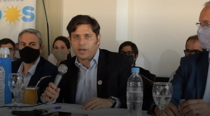 Kicillof de visita en Chacabuco