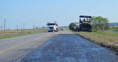 Se trabaja en la reparación de la Ruta 191