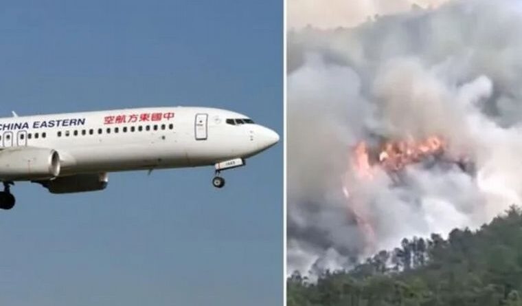Se estrelló un avión con 132 personas en China