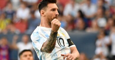 Con cinco goles de Messi, Argentina le ganó a Estonia en España