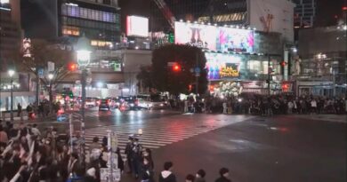 Una particular locura invadió las calles de Tokio tras la victoria ante Alemania