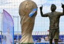 Presentaron la primera estatua de Messi como campeón del mundo en Mar del Plata