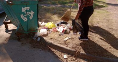 Acondicionamiento y limpieza en distintos puntos de la ciudad