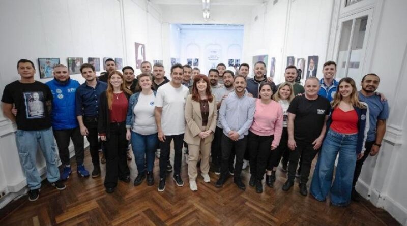 Cristina con la Juventud Sindical: «Les pido un esfuerzo para representar al movimiento obrero”