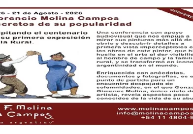 Molina Campos en la Rural: a 100 años de la primera exposición