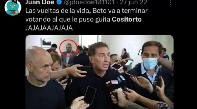 Desde prisión, Cositorto afirmó que financió la campaña de Santilli